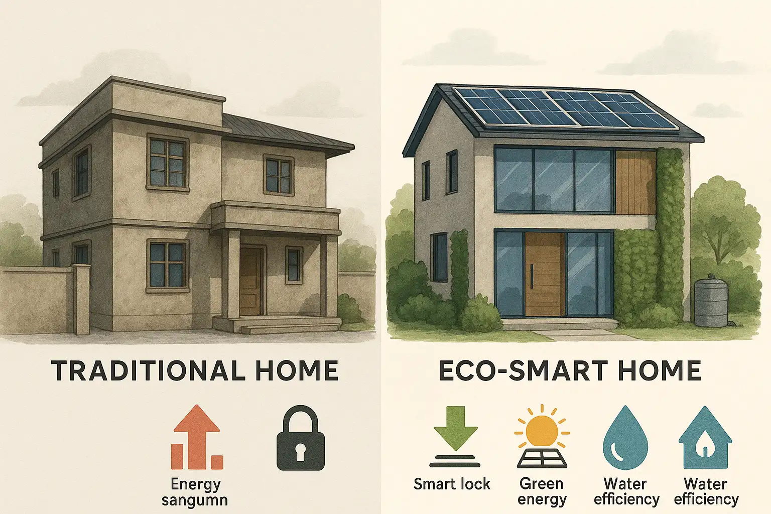 Traditional vs Eco-Smart Homes  Housinginindia.com
