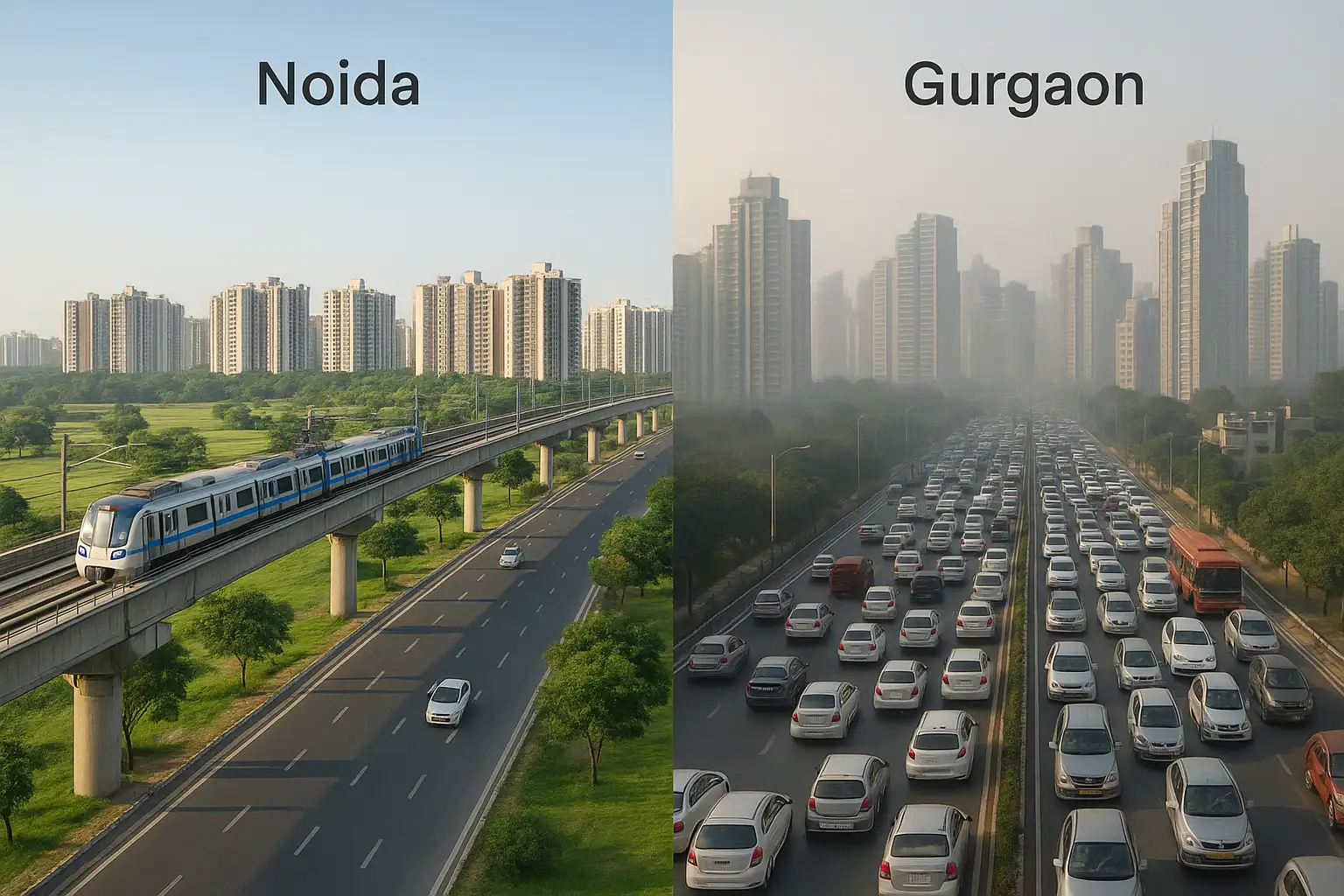 Why Are HNIs & NRIs Choosing Noida Over Gurgaon?
